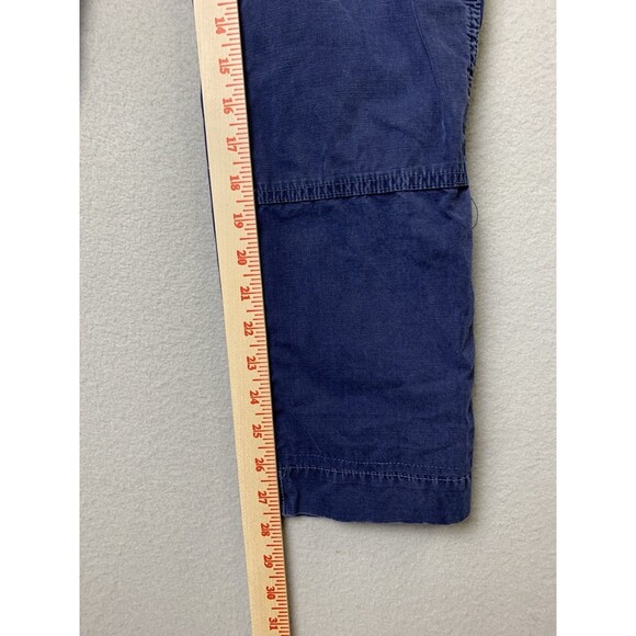 Vtg Polo Ralph Lauren Paratrooper Military Style Cargo Pant Navy Blue 30x30 (28) - Picture 8 of 11
